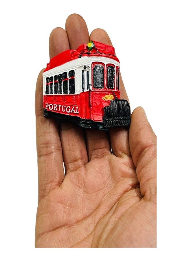 Moira Portugal Tram magnet 3D Resin Magnet for Fridge Decoration Travel Souvenir - Image 3